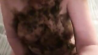 Dirty poop covered wife is ready for scat fuck