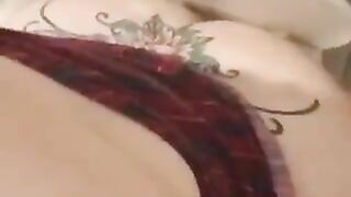 Mature chubby lady poops