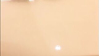 Big butt lovely mommy shitting diarrhea on the floor