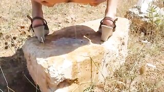 Smooth poop in the nature