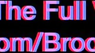 Brooke Valentine showing her big poop