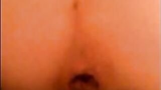 Tasty big booty hot poop closeup