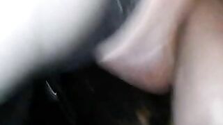 Big booty girl takes pussy and ass fisting