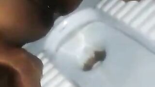Indian women poop