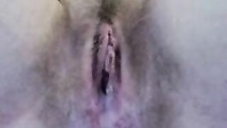 Hairy pussy and ass hole