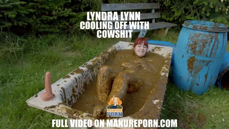 Smearing and masturbating in the cowshit
