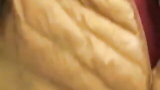 Dirty nerdy chubby milf pooping