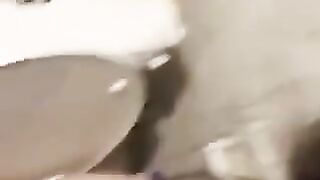 Fat booty amateur wife poops