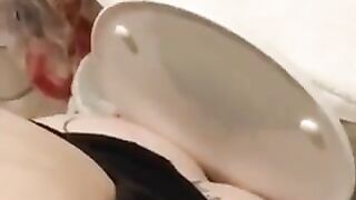 Fat booty amateur wife poops