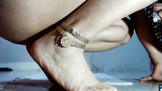 Beautiful Indian babe poop closeup