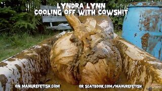 Smearing and masturbating in manure