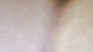 Amateur lady and hot closeup poo