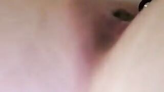 Milf in mask pooping