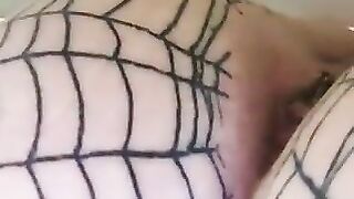 Babe has a shit stain on her ass