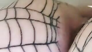 Babe has a shit stain on her ass