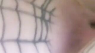 Woman's asshole is filled with barbwire