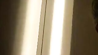 Chick covered in a fishnet stocking gets her asshole stitched