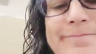 Sweet amateur mature lady in pov poop