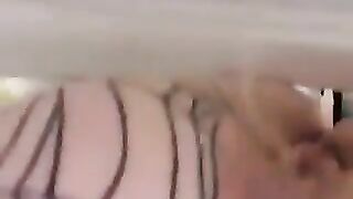 Closeup of horny milf big turd