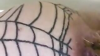 Closeup of horny milf big turd