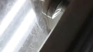 Dirty horny lady and hard poop