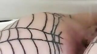 Dirty horny lady and hard poop