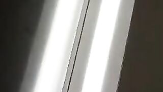 Slut in stockings shits on her face