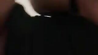 Big booty masked lady and hot poop