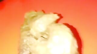 Lovely ass dropping sticky shit