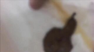 Perfect butt babe shit and piss