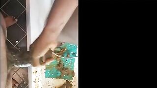 Ebony slut and scat dirty fuck