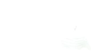 Busty secretary eating shit