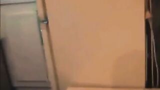 Lovely lady poops on the table