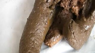 Beautiful dark pooping cave