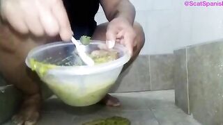 Fat chubby ass lady poop & piss