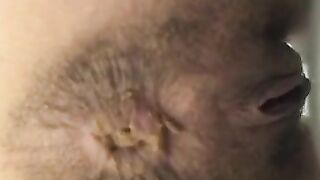 Gorgeous pooping asshole hot closeup