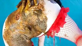 Smearing and ass fingering