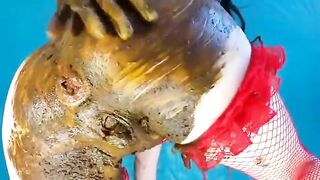 Smearing and ass fingering