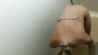 Australian blonde babe poops