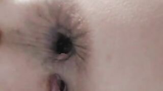 Gorgeous asshole poops