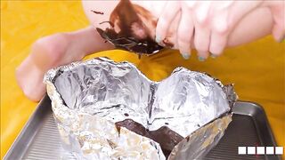Dark poop in the foil