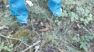 Sweet poop in the field