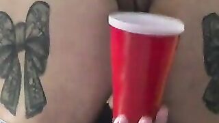 Mature wife and hot poop