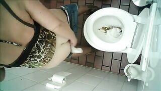 Spycam in public toilet