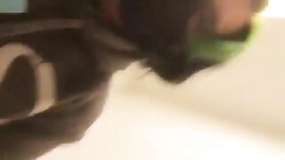 Pretty asshole pooping turd