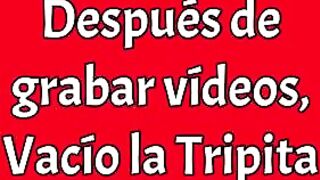 Chick in thong poops