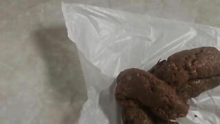 Magic booty lady poops on the floor