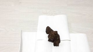 Sweet dark tasty asshole poop
