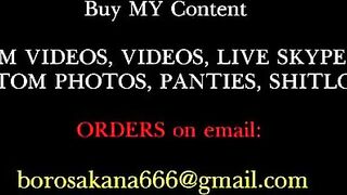 Gorgeous babe showing her horny asshole