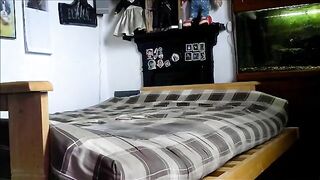 Lazy shit in the bed